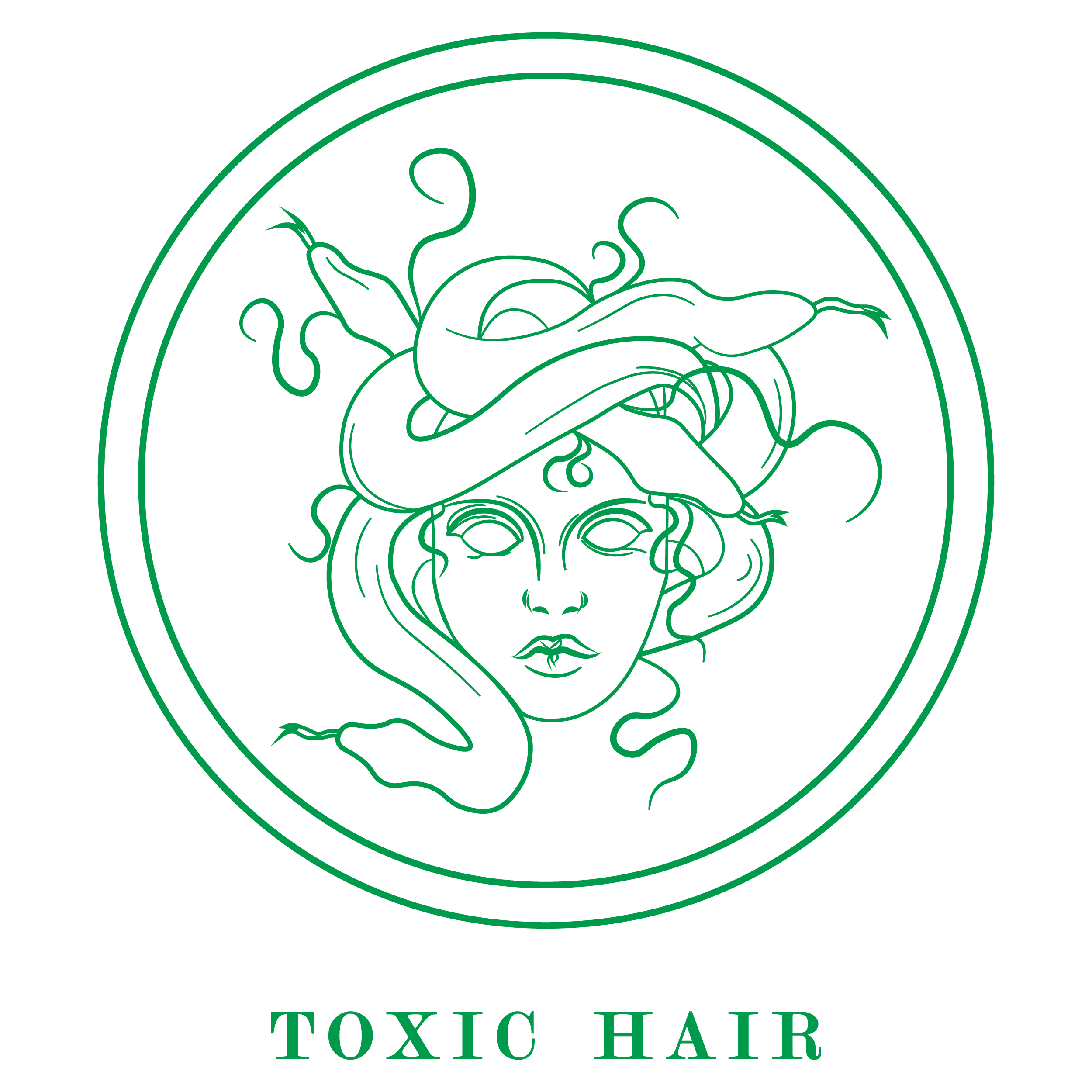 Toxic Hair Logo